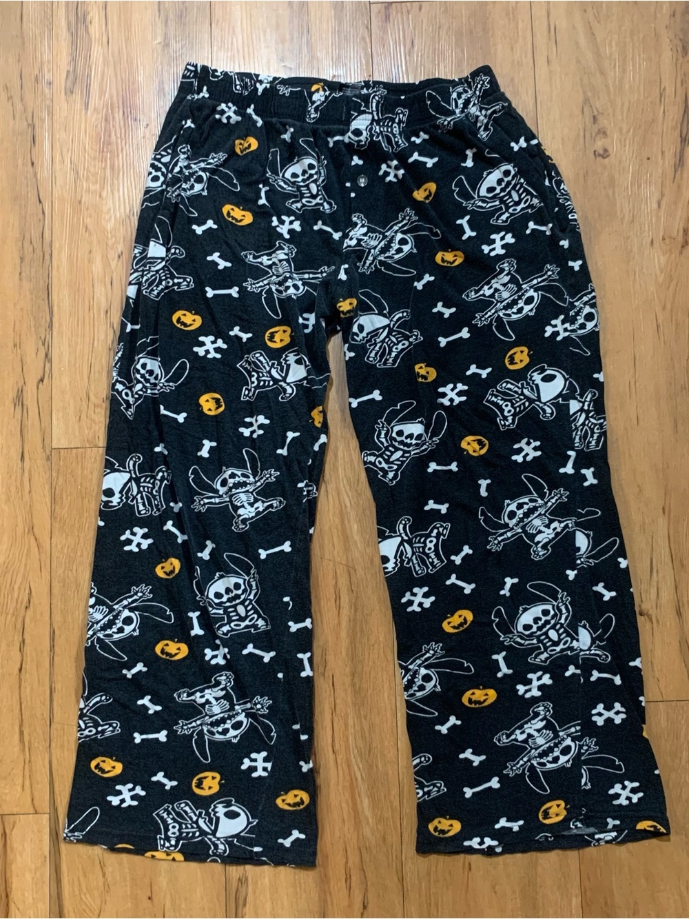Halloween stitch pajama bottoms